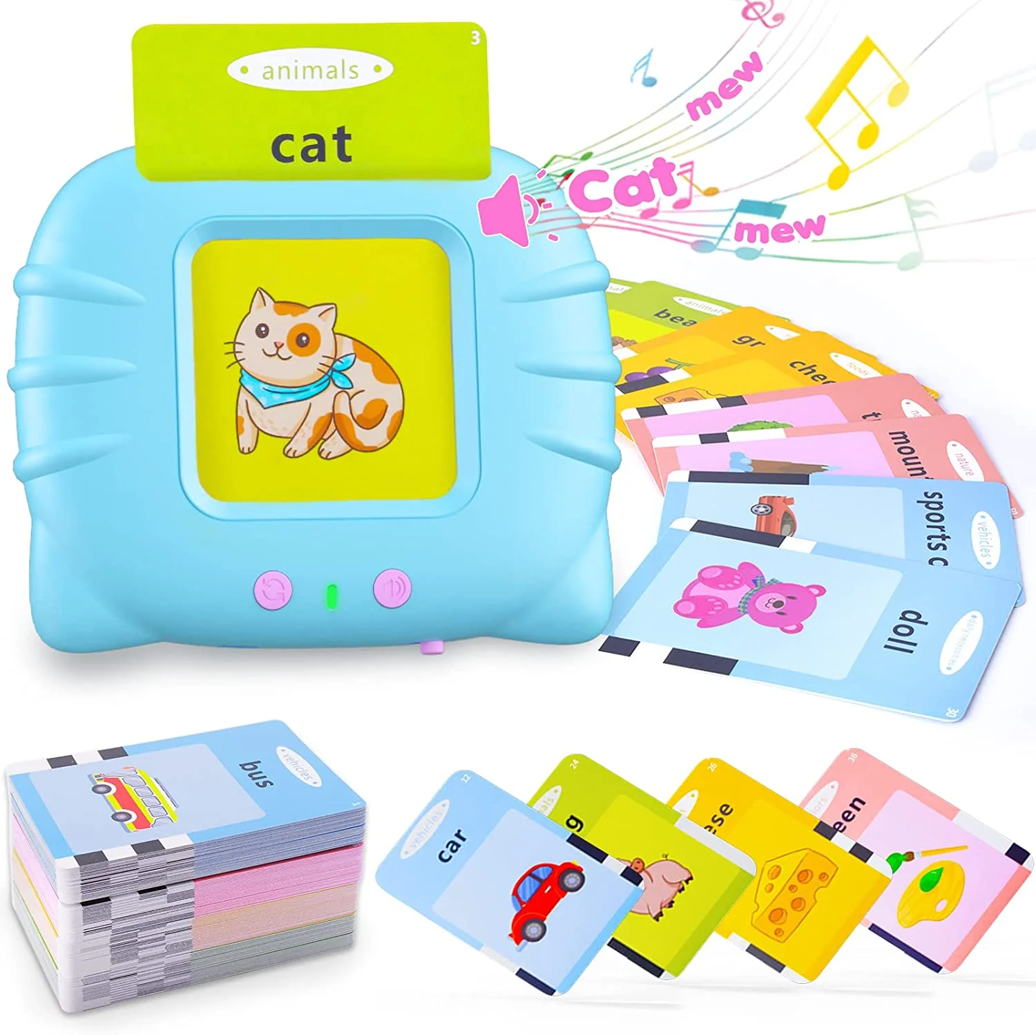 RetroGoods™ -  Talking Flash Cards Educational Toy with 400 Cards - Image 4