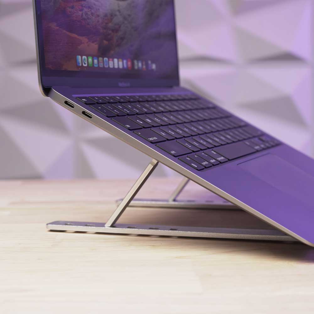 RetroGoods™ - Foldable & Adjustable Aluminium Laptop Stand - Image 4
