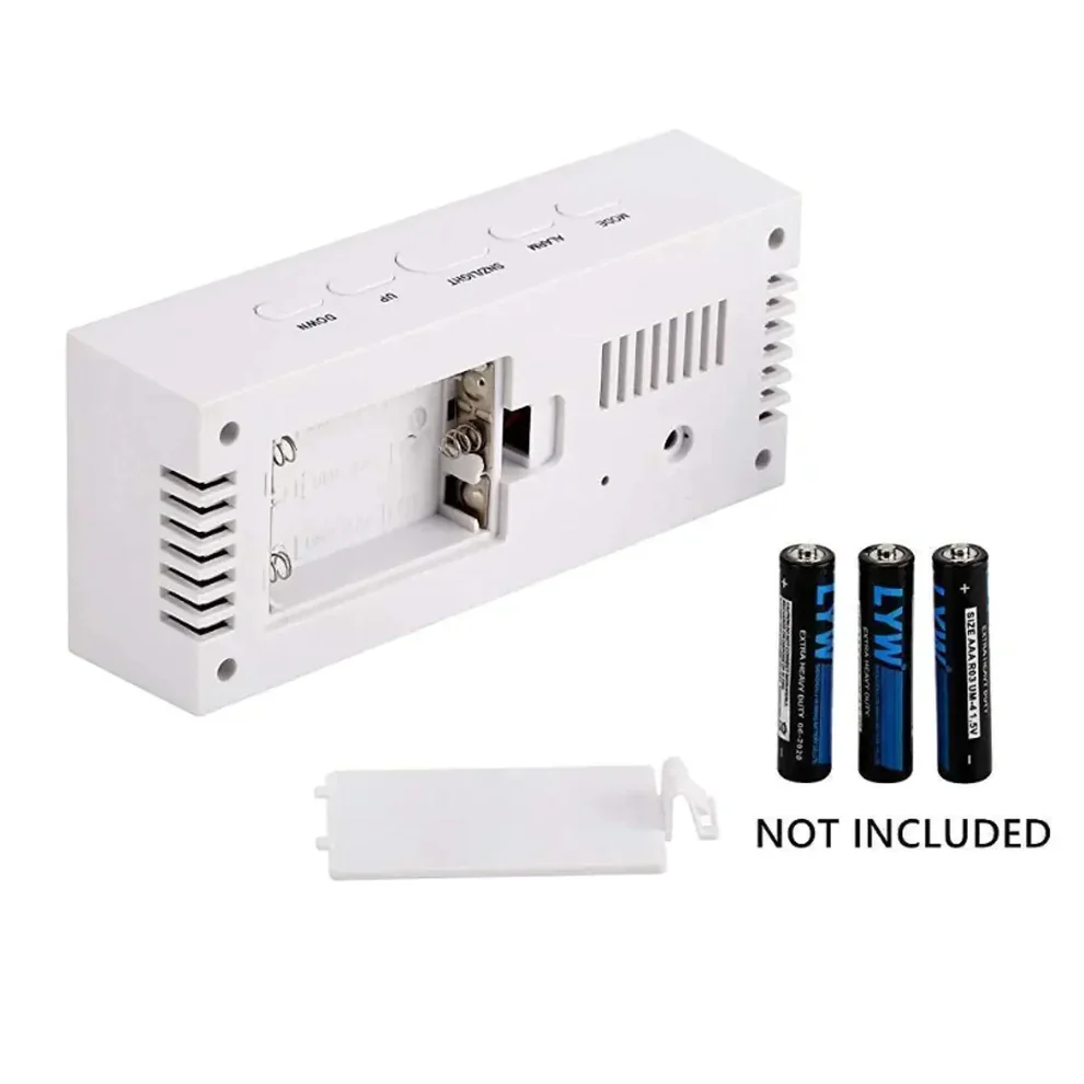 Retrogoods- LED Mirror Alarm Clock - Image 3