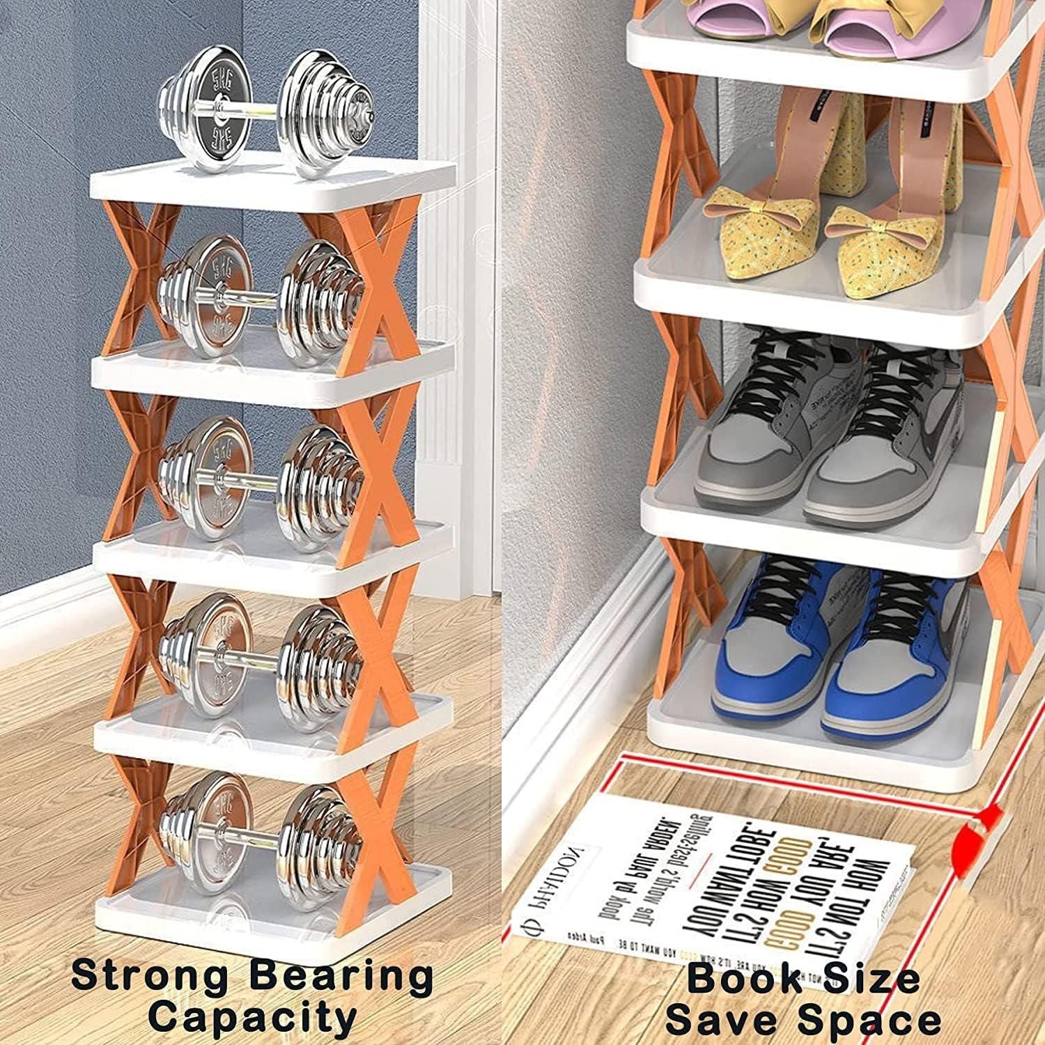 Shoe Rack 6 Layer Shoes Organizer - Image 3