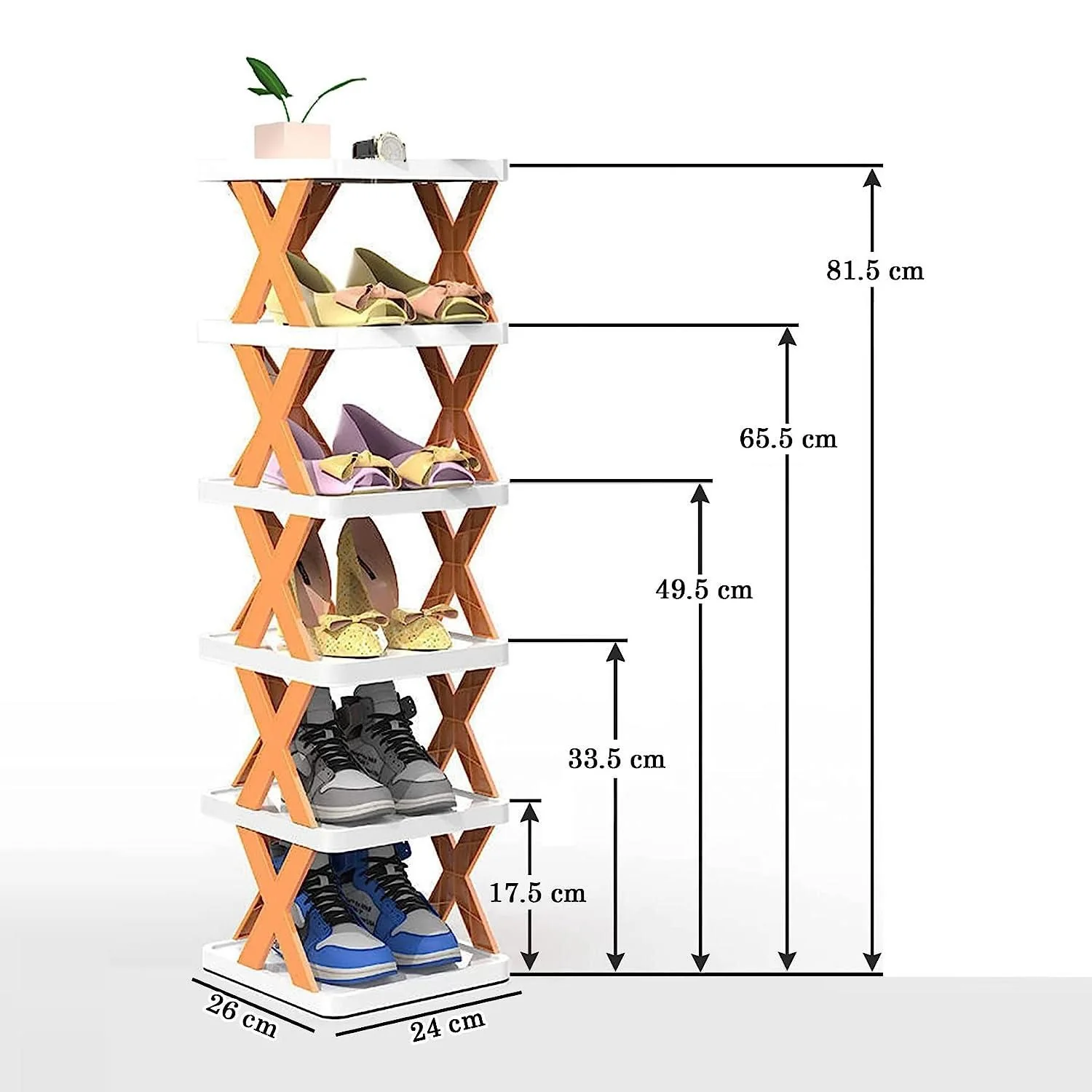 Shoe Rack 6 Layer Shoes Organizer - Image 5